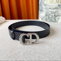DIOR 25S BELT 30 MM IN BLACK CALFSKIN 594060
