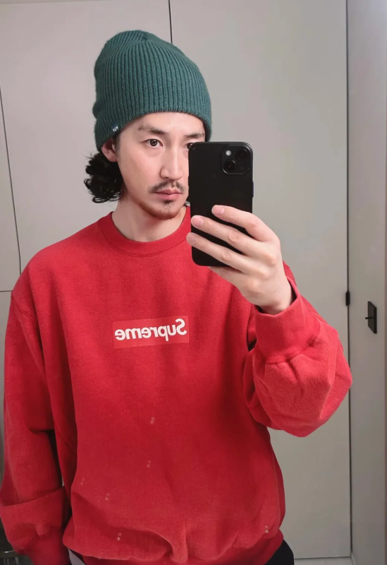 Supreme Washed Box Logo SS 25  Sweatshirt